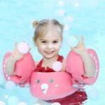 Bouée Ventrale avec Brassard pour Enfant - Rose