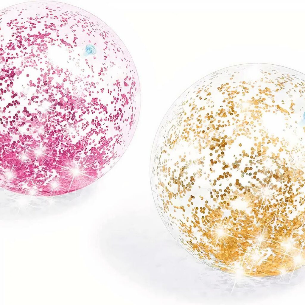 Ballons de Plage Gonflables Paillettes