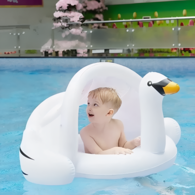 Bouée Bébé Cygne avec Pare-Soleil