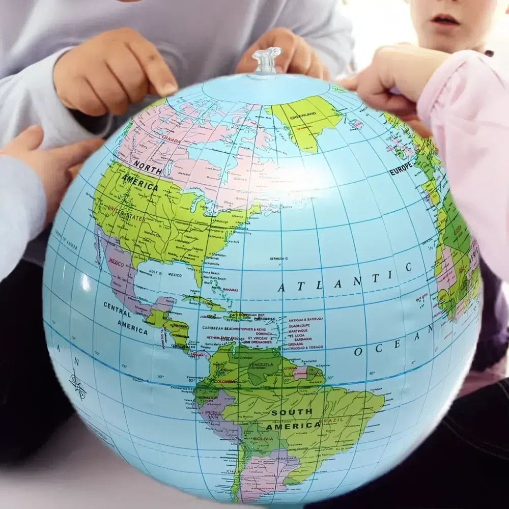 Ballon de Plage en Forme de Globe pour Enfant_Upscale_1 Ballon de Plage en Forme de Globe pour Enfant