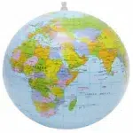 Ballon de Plage en Forme de Globe pour Enfant